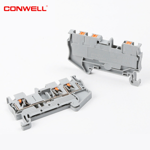 PT Series 2.5MM <strong>Spring</strong> <strong>Connection</strong> Screwless Din Rail <strong>Terminal</strong> <strong>Block</strong> PT2.5 - Product Image 2