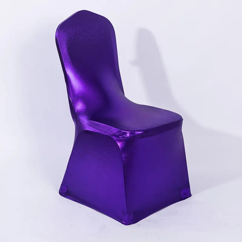 Fodera per schienale per sedia All-inclusive elasticizzata ad arco moderno all'ingrosso schienale fodera per cuscino per sedia da pranzo semicircolare tinta unita