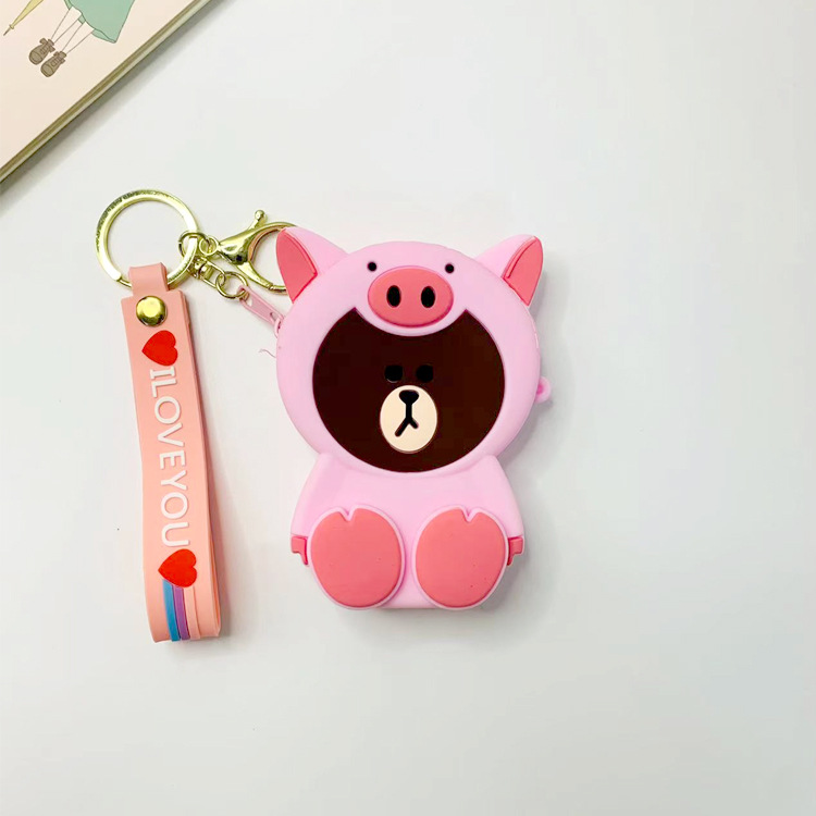 Oso cerdito rosa