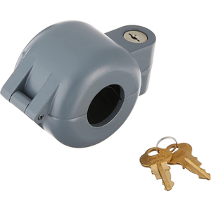 Door Knob Lock-Out Device <strong>Doorknob</strong> Lock With Key to Block Access to Keyhole Fits Round <strong>Doorknobs</strong> With Max Diameter of 2-7/8&quot; - Product Image 2