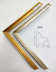 Shiny 40x50 cm Gold Narrow Edge <strong>Thin</strong> Classical Carving Picture Painting Solid Pine Wood Profile <strong>Frame</strong> With Size - Product Image 2