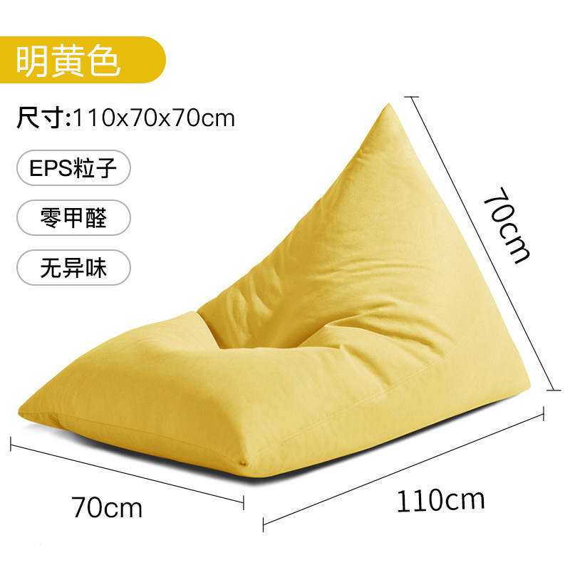 Petit triangle jaune vif