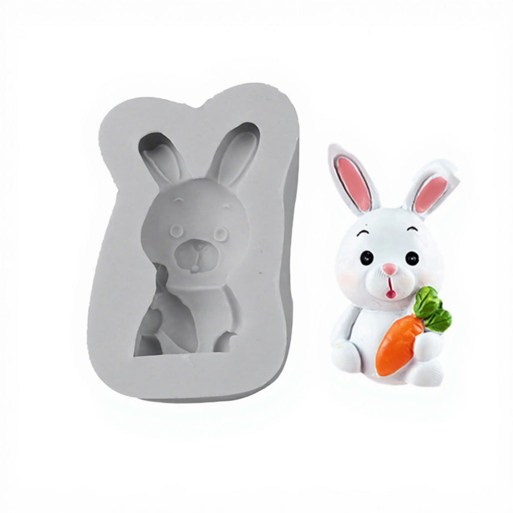 1# moule à lapin blanc