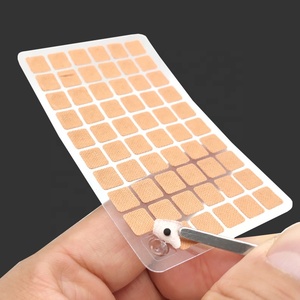 600 pçs de ervas naturais chinesas sementes de orelha vaccaria, silicone para auriculoterapia, modelo de massagem de orelha, kit de acupuntura - Product Image 6