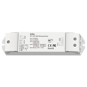 LV-L 12-48V 480w PWM LED dimmer Push Dim tensione costante DC ingresso 0-10V 1-10V led oscuramento driver - Product Image 1