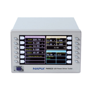 High Accuracy NAPUI PM9820 <strong>Input</strong> and <strong>Output</strong> Characteristics Testing Equipment LED Power Driver Tester