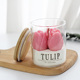 Paquet simple de 3 tulipes roses