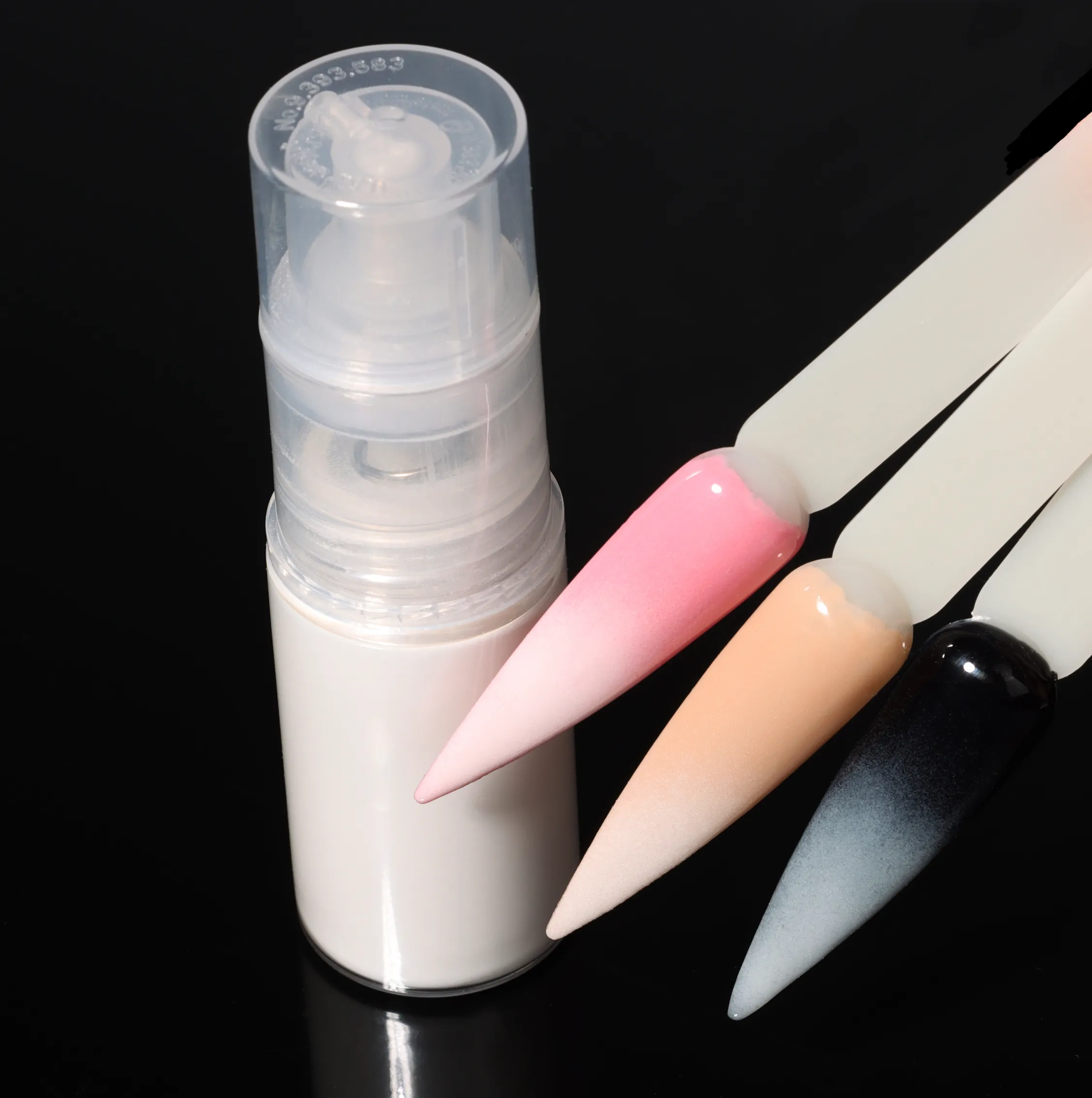 KINNCO Nails customed LOGO OEM/ODM Ombre Spray per unghie 5g Art Ombrenail Salon polvere