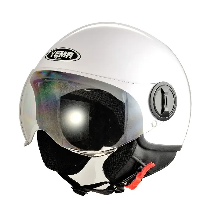 Nuovo Disegno prezzo a buon mercato aperto del fronte del motociclo del motorino casco ECE casco jet YM-631