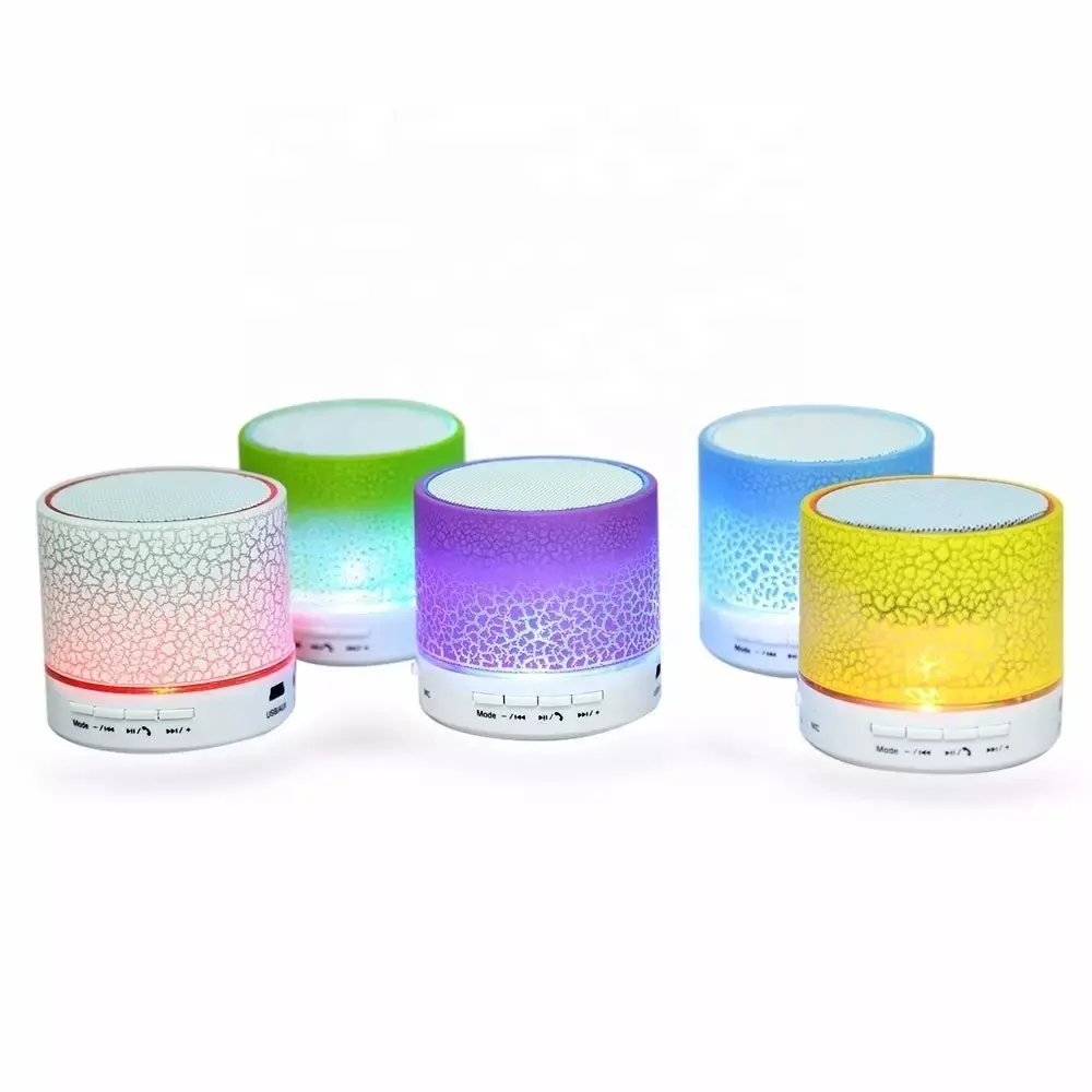 MINI haut-parleur A9 Portable LED coloré A9 Hifi son stéréo TF USB FM Audio lecteur de musique A9 pour tous les téléphones mobiles