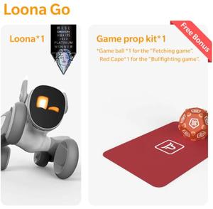 Regali di natale Shopping sostitutivo Loona Robot può accompagnare la programmazione interattiva con l'intelligenza delle emozioni di riconoscimento facciale - Product Image 6