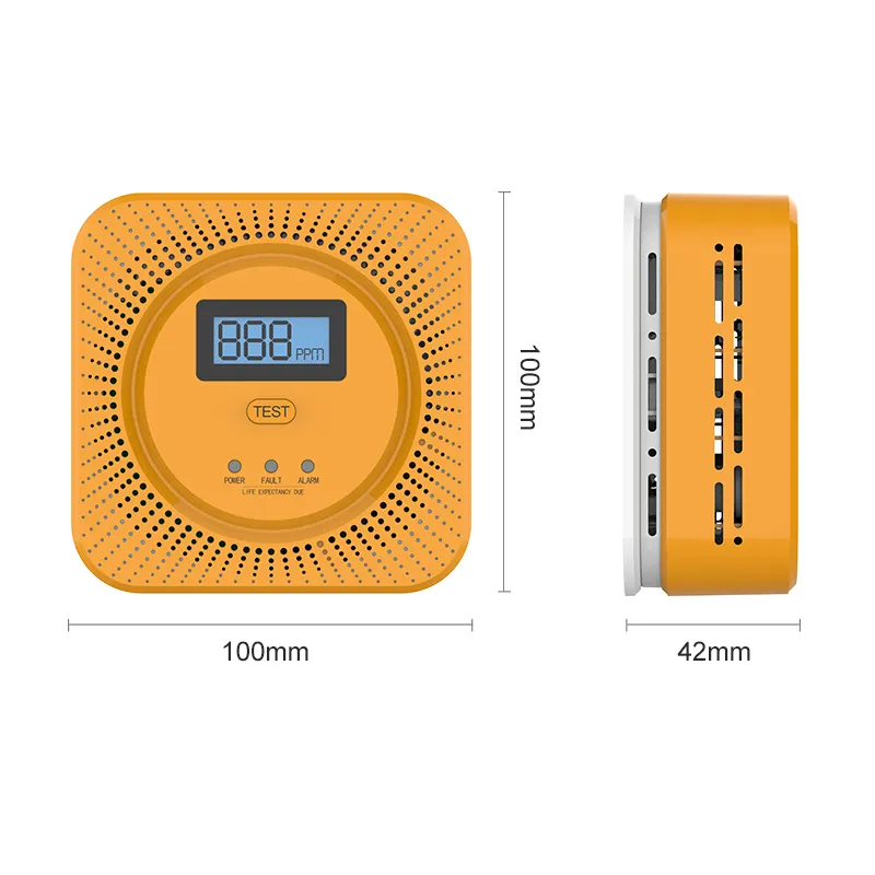 Safewill ในร่มเครื่องตรวจจับก๊าซรั่วสมาร์ท Wifi Tuya เซ็นเซอร์ก๊าซอินฟราเรด Co2 เซ็นเซอร์ Homeuse CO และ CH4 2 IN 1 เครื่องตรวจจับก๊าซ