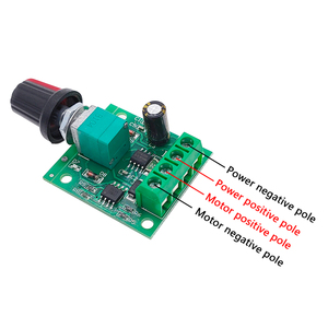 Controlador de Interruptor de velocidad de Motor, controlador de movimiento 1803bk ajustable, Mini Pwm Dc 1,8 v 3v 5v 6v 12v 2a Pwm - Product Image 2