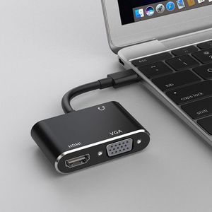 Concentrador de red USB 3,0 2 en 1 a HDMI, adaptador VGA compatible con 1080P, multipantalla, convertidor USB para Windows 7/8/10 OS, accesorios de PC - Product Image 5