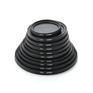 Nueva lente de cámara polarizada con filtro DSLR Circle CPL para Canon Nikon Sony - Product Image 6