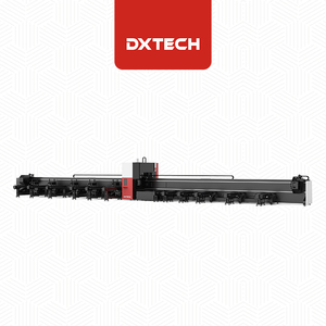 Side-Mounted Metal Profile Steel Pipe <strong>Automatic</strong> <strong>Loading</strong> <strong>and</strong> <strong>Unloading</strong> With Bevel Function Fiber Laser Tube Cutting <strong>Machine</strong> - Product Image 5
