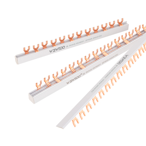 <strong>U</strong> <strong>Type</strong> 1P <strong>Busbar</strong> to <strong>Busbar</strong> Electrical Connection Small Circuit Breaker Copper Lugs Comb Conductive Copper <strong>Busbar</strong> - Product Image 6