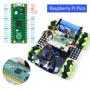 Keyes tudio Himbeer Pi Pico 4WD Mecanum Roboter Diy Smart Himbeer Pi Starter Kit