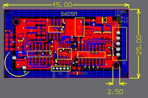 13.56MHZ ISO14443A NFC ICカードリーダーモジュールHM211 RFID NFC読み取り専用モジュール駐車システム用アンテナ内蔵 - Product Image 5