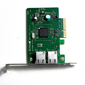 Supermicro Intel AOC-SGP-i2 2x 1GbE RJ-45 i350-T2 rame LAN Ethernet rete PCIe x4 Controller - Product Image 5