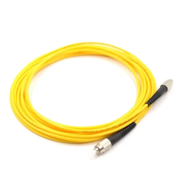 Iç iletişim tek modlu 1m fc konnektörü G652D fiber optik yama kablosu