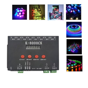 K-8000CK LED Pixel <strong>SD</strong> <strong>Card</strong> <strong>Controller</strong> (T-8000'upgraded Version) ;off-line;8192 Pixels Controlled;SPI signal Output - Product Image 2