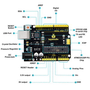 Keyestudio due ruote auto auto auto Robot di bilanciamento per Arduino Robot auto con il telecomando del telefono cellulare auto robotica auto