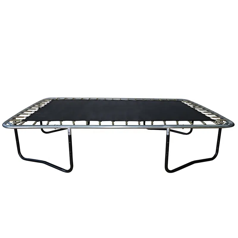 Funjump Trampolin Fabrikant Outdoor Springen Rechthoekige Trampoline Met Behuizing