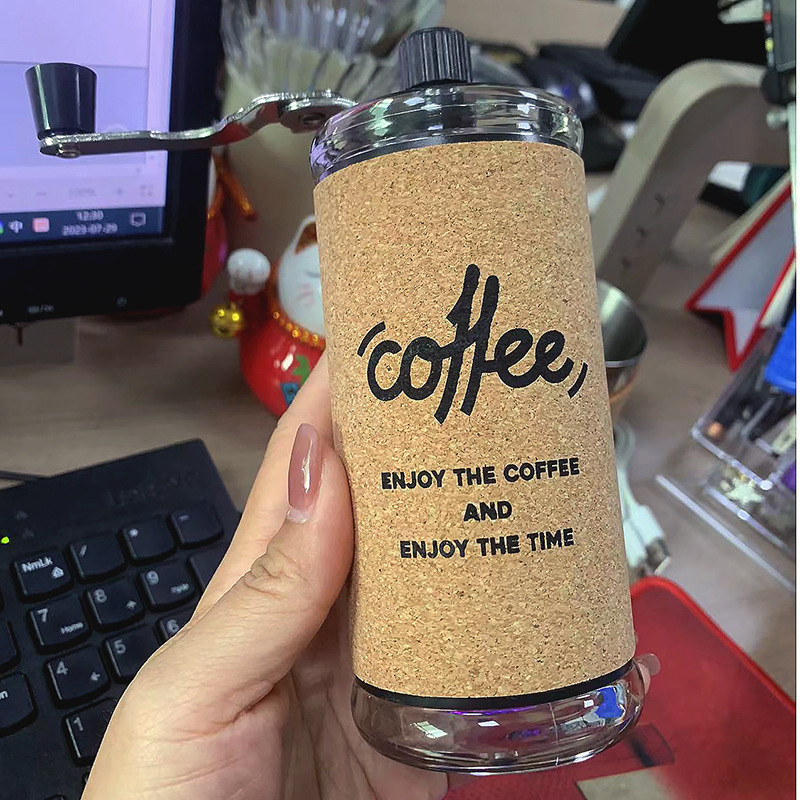Cork cup holder + Grinder