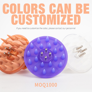 Masseur d'huile essentielle pour le cuir chevelu, nettoyage en profondeur du cuir chevelu, applicateur d'huile capillaire, shampooing en silicone, brosse de massage - Product Image 3