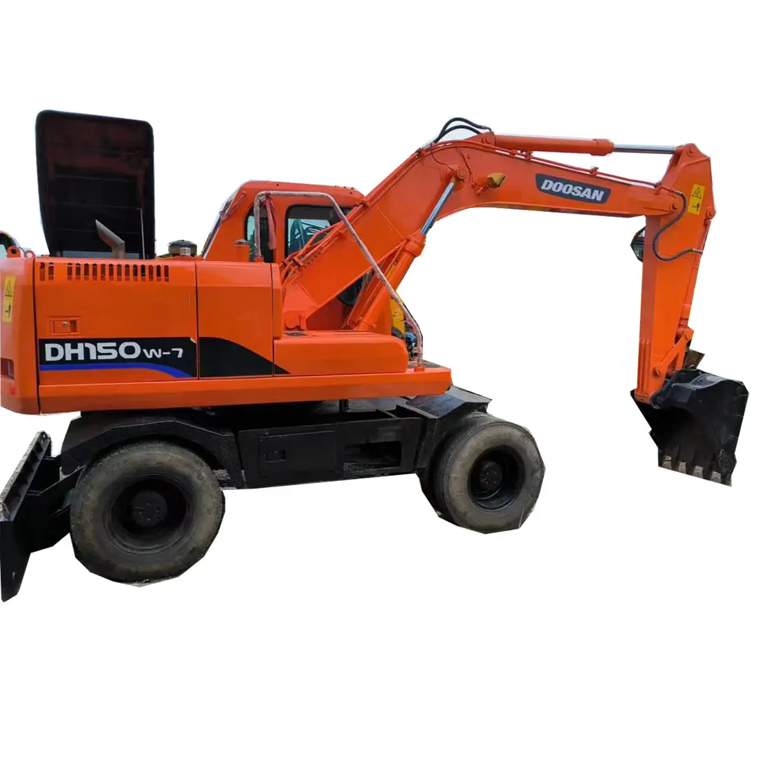 Usato DOOSAN DH150 150 15 ton piccolo idraulico cingolato escavatore di seconda mano macchina scavatrice per la vendita