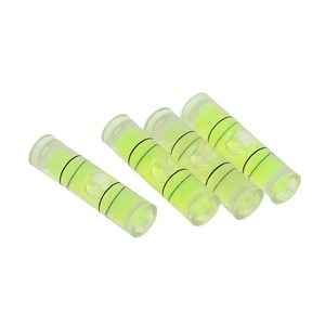 调平测量仪用绿色圆筒塑料气泡水平仪气泡小瓶 - Product Image 1