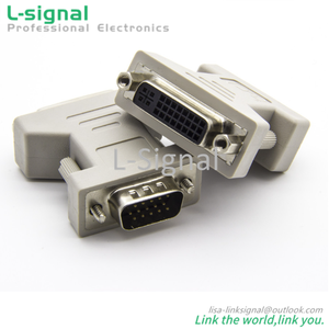 Adaptador VGA15 D Sub de 15 pines macho a DVI24 + 5 hembra para ordenador - Product Image 5