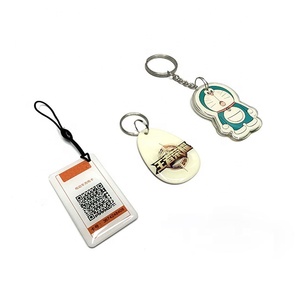 I Social Media condividono Nfc tag 213 Hang tag portachiavi personalizzato epossidico Nfc - Product Image 2