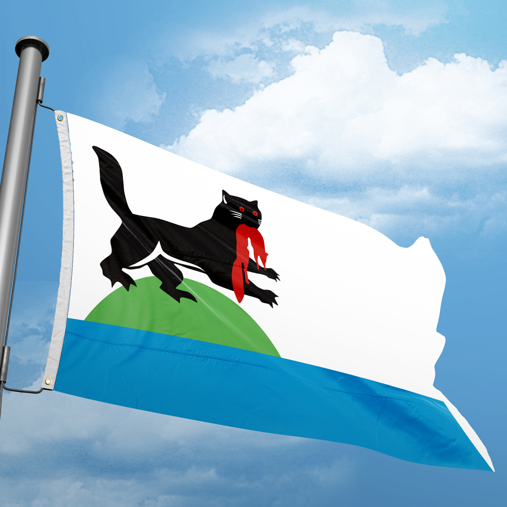 Drapeau de la ville d'Irkoutsk