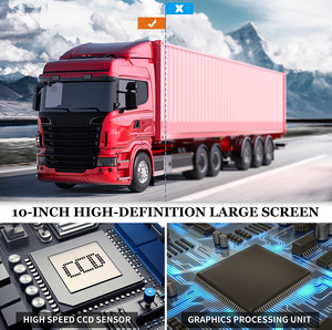 Wireless Digital 7inch IPS Screen <strong>Backup</strong> Camera Kit Wide Range Signal Transmit Wireless Split <strong>Display</strong> Monitor System for Truck - Product Image 6