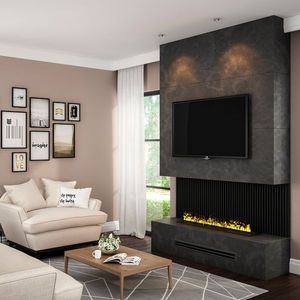 Chimenea eléctrica 3D moderna de 1500mm, efecto de agua de vapor, tipo de inserción, sala de estar interior, estilo de diseñador, función de Control remoto - Product Image 5