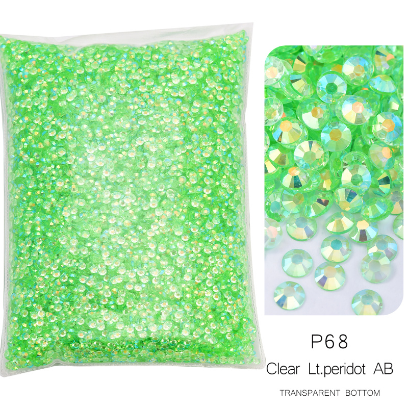 P68 Transparent Lt.peridot AB
