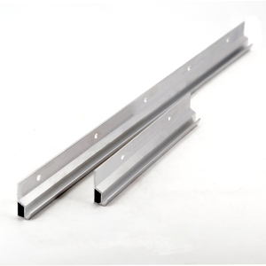GAJ rivestimento H-Shield facciata sistemi di fissaggio accessori binario di avviamento in alluminio per facciate continue - Product Image 1