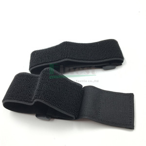 Shenzhen Factory Adjustable Elastic <strong>Hook</strong> and <strong>Loop</strong> <strong>Straps</strong> with Plastic Buckle