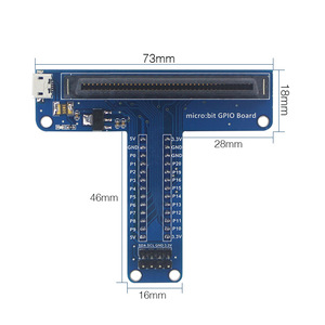 BBC micro: bitT GPIO expansion board bread board experimental adapter board Micro: bit <strong>programming</strong> <strong>teaching</strong> - Product Image 3