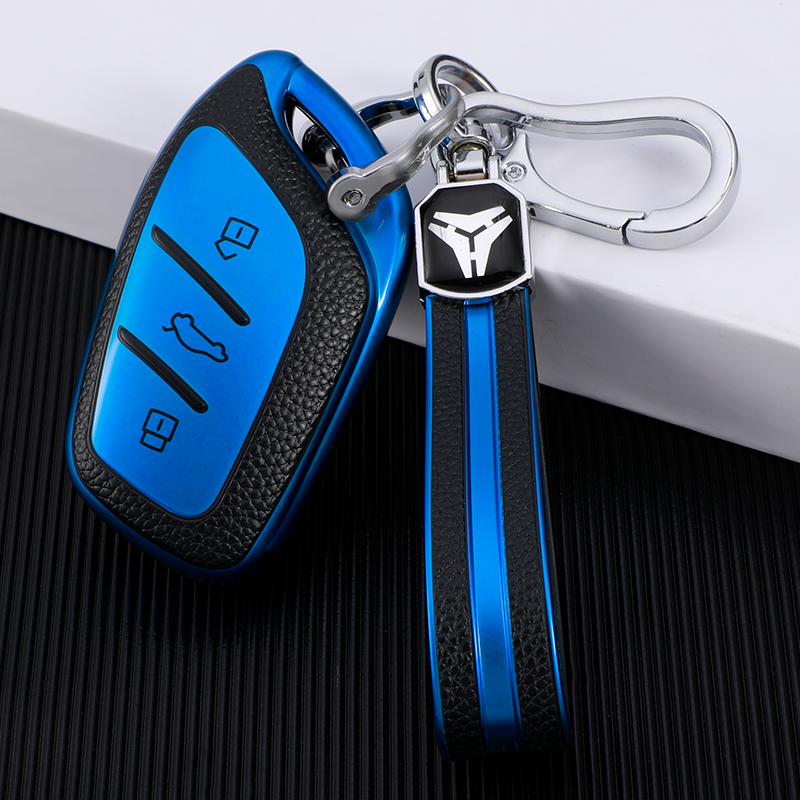 Bleu + Porte-clés