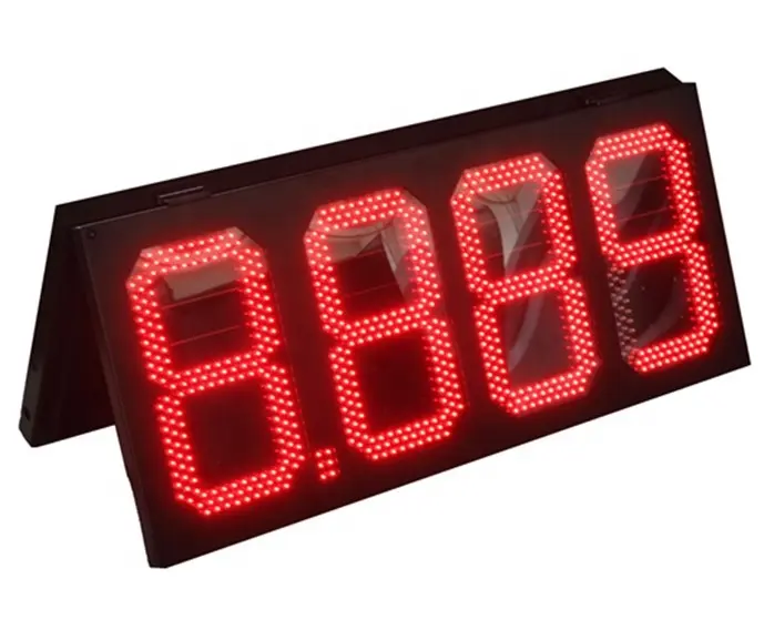 High Brightness Outdoor Wireless LED Gas Price Signs
