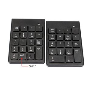 Mini teclado numérico con cable Numpad 18 teclas Digital Pave numpad para contabilidad Teller Laptop Notebook Tablets