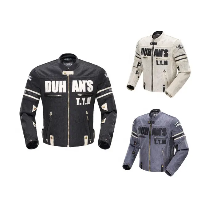 DUHAN Motorrad & Auto Racing Wear Sommer Atmungsaktive Mesh Motorrad jacke