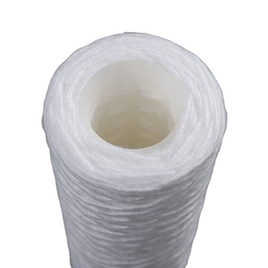 Limpie algodón RO prefiltro cuerda herida elemento 10 20 30 40 pulgadas PP Filtro de sedimentos alambre herida cartucho de filtro de agua - Product Image 1