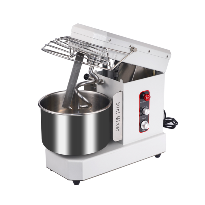 Mangkuk Pengaduk Spiral 10L, Mangkuk Pengaduk Adonan Spiral 4Kg Dapat Dilepas dan Diangkat