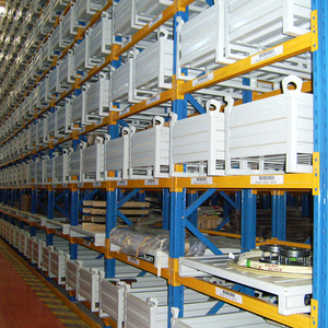 Estantería de palés Almacenamiento de almacén estante de palé industrial de servicio pesado pasillo estrecho sistema de estantería de almacén selectivo - Product Image 5