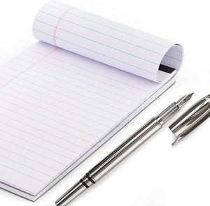 Bloc de notas con impresión personalizada, Bloc de notas con borde perforado, tamaño de letra regulado, con logotipo, 3 uds. - Product Image 2