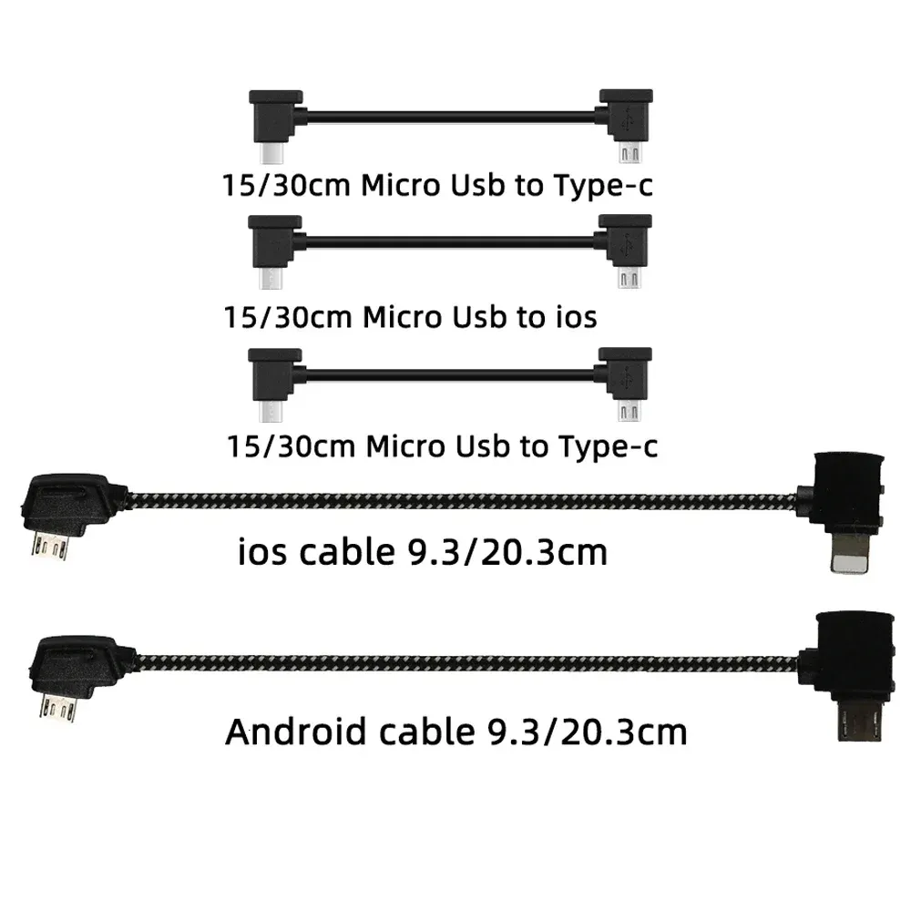 Cable DE DATOS OTG mando a distancia para teléfono tableta conector USB tipo C extender para DJI Mavic MINI/2/3 Pro/SE/Pro/Air/Mavic 2/3
